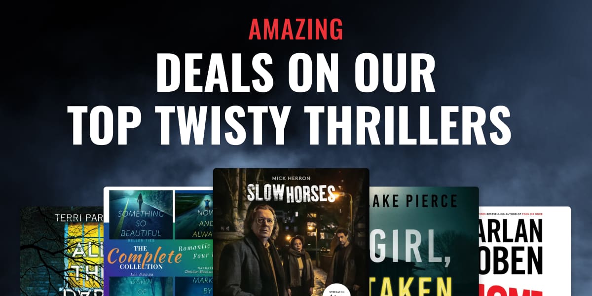 Amazing deals on our top twisty thrillers