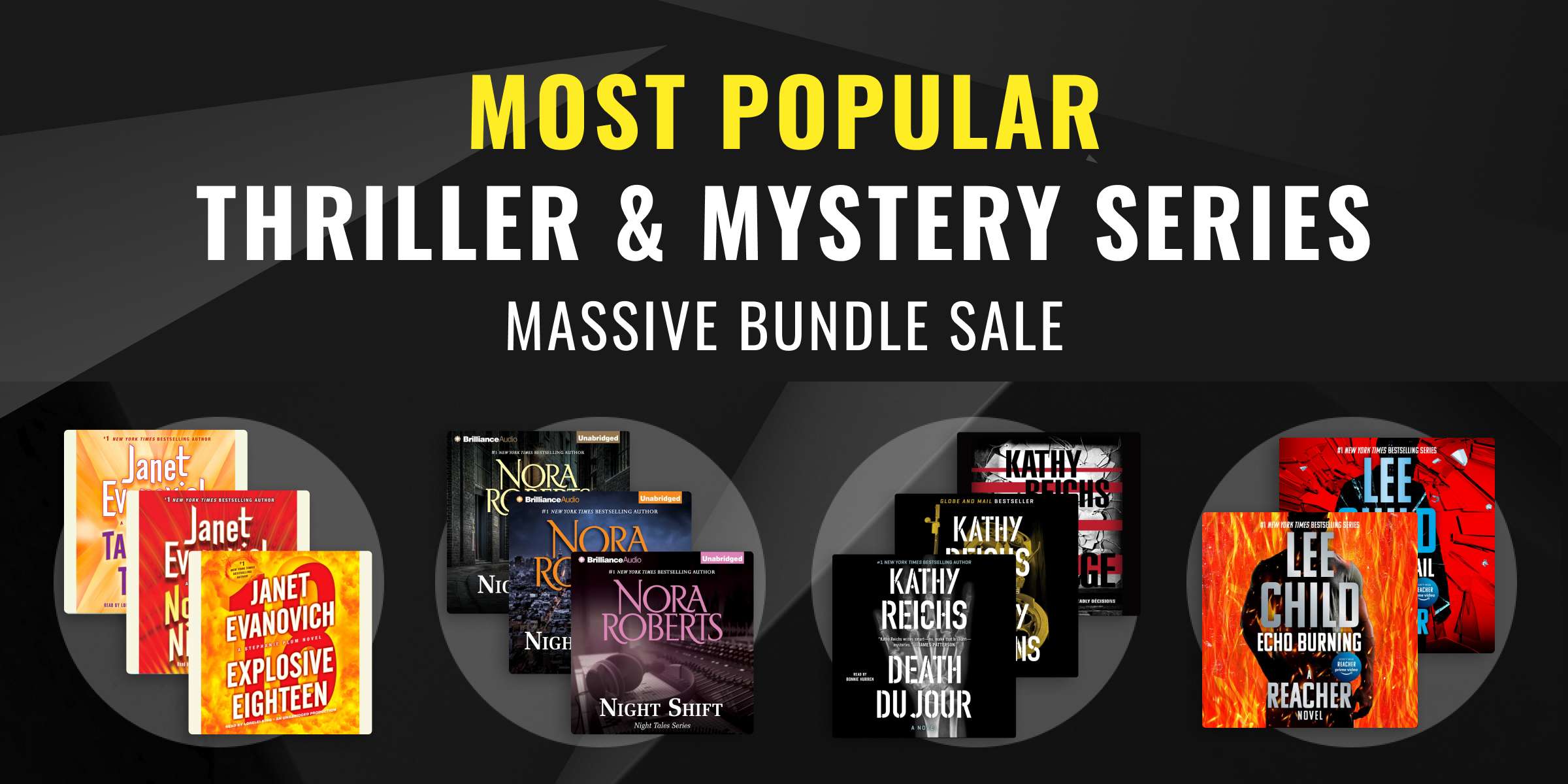 Most Popular Thriller & Mystery Series / Massive Bundle Sale