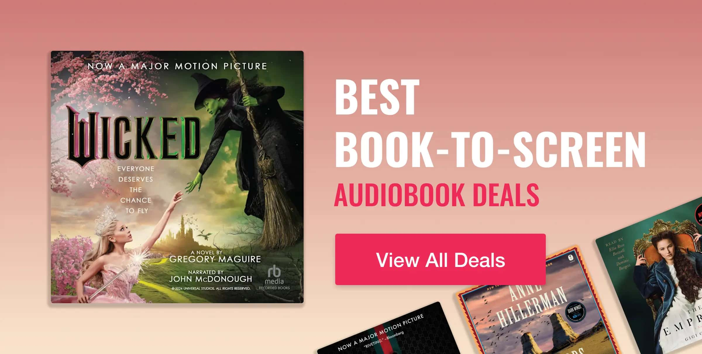 Book-to-Screen Audiobooks On Sale Now!