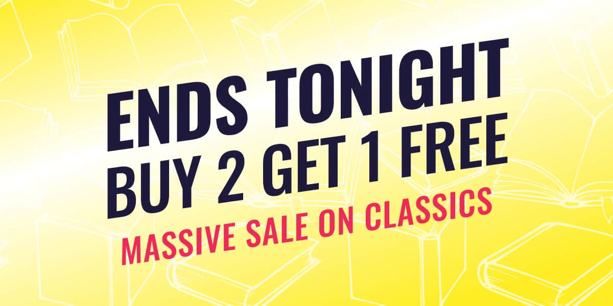 Ends Tonight / Buy 2 Get 1 Free Massive Sale on Classics