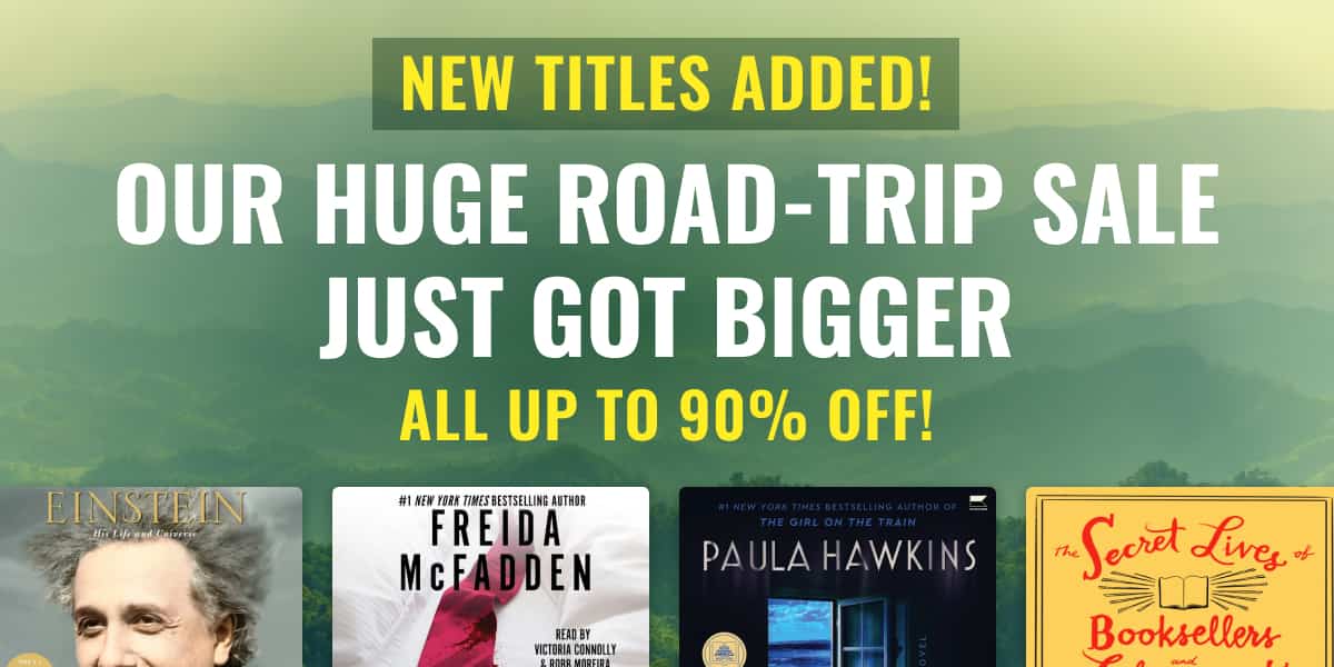 New titles added to our huge road-trip sale! All up to 90% off