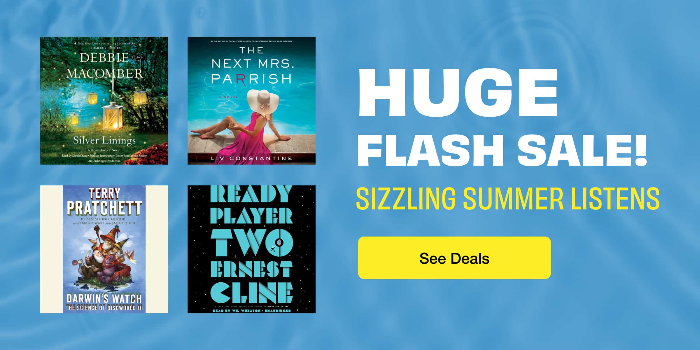 Huge flash sale on sizzling summer listens!