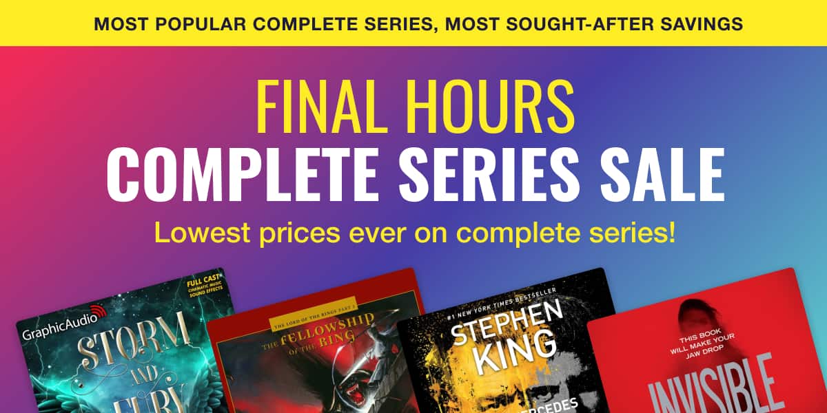 Final hours for compete series sale! Lowest prices ever on complete series