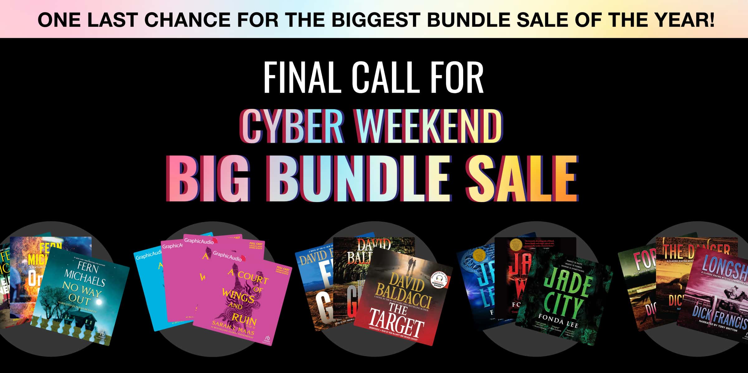 Final call for Cyber Weekend big bundle sale! Don't miss our biggest bundle sale of the year