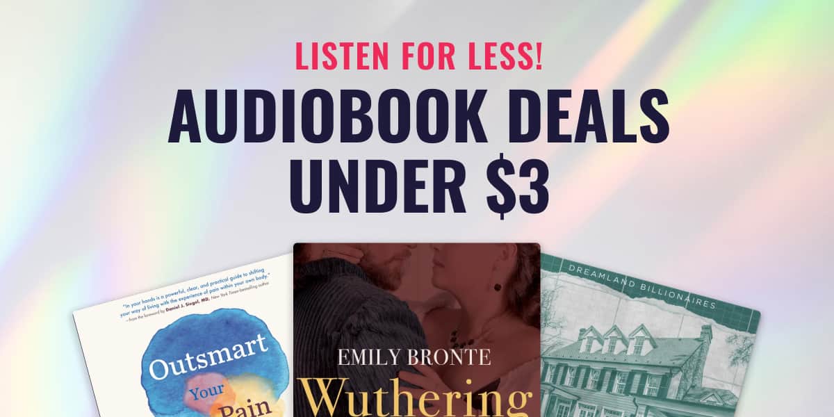 Listen for less! Audiobooks under $3
