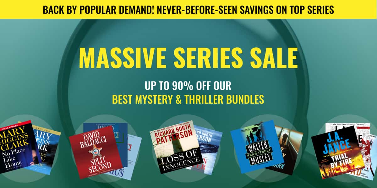 Massive Series Sale! Get up to 90% off our best mystery & thriller bundles