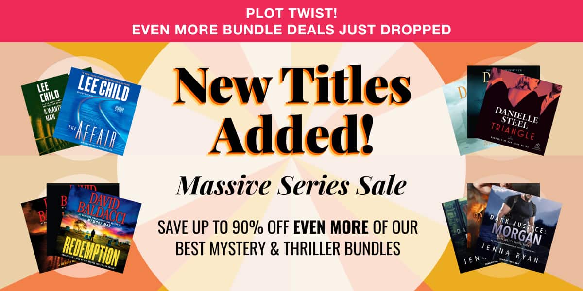 New titles added to our Massive Series Sale! Save up to 90% off even more of our best mystery & thriller bundles